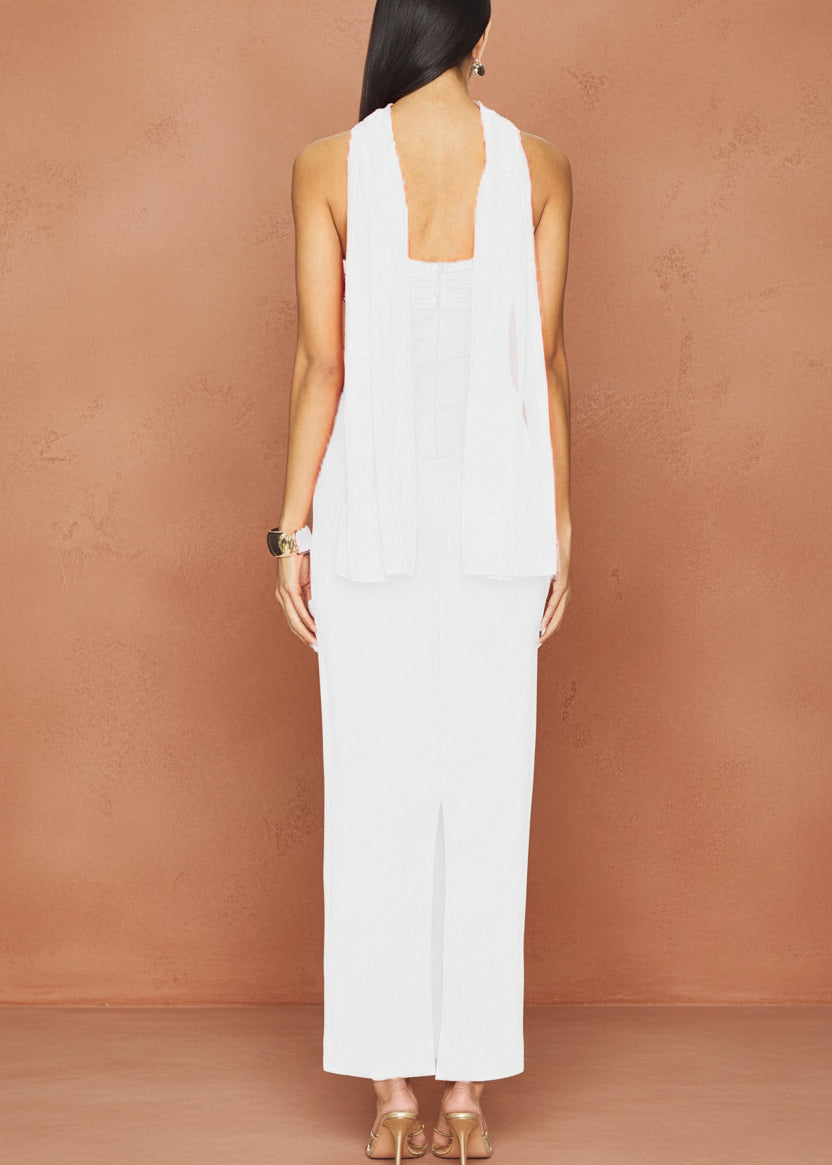 Ruched Tube Maxi Dress - TrendNest
