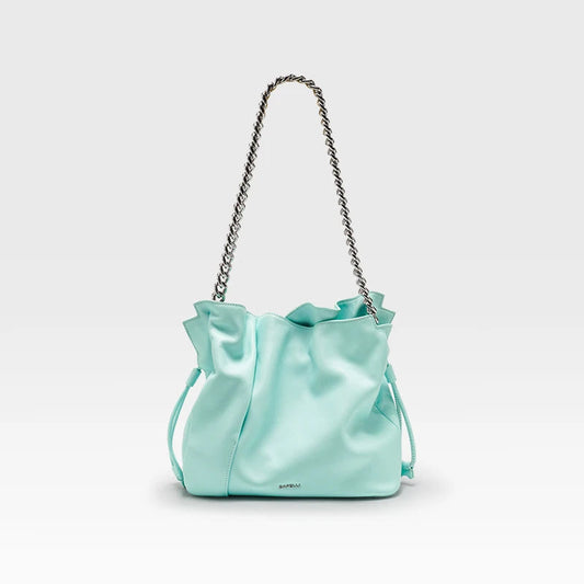 BAFELLI Leather Bucket Shoulder Bag