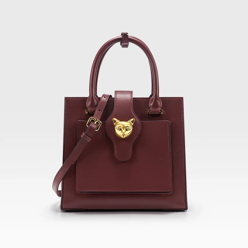 BAFELLI Large Leather Crossbody Tote
