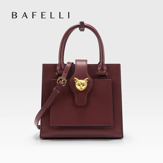 BAFELLI Large Leather Crossbody Tote