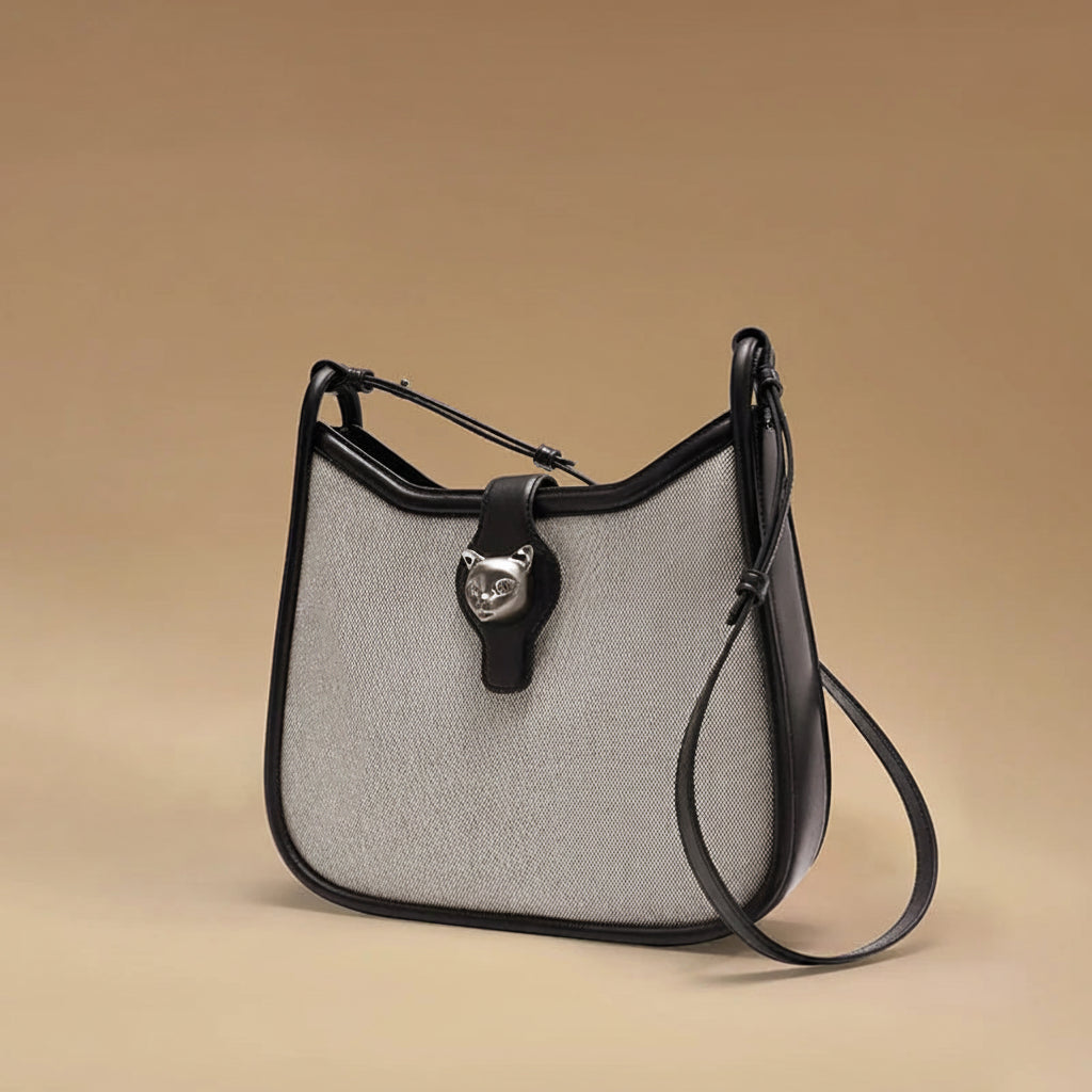 Vintage Leather Messenger Bag