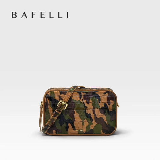 Leather Camouflage Camera Bag