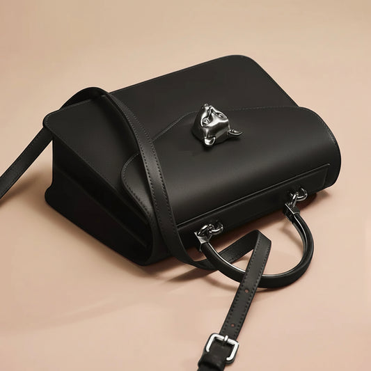 Classic Leather Business Shoulder Bag