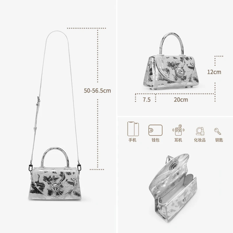 BAFELLI Leather Designer Handbag