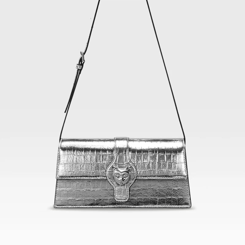Luxury Leather Evening Clutch