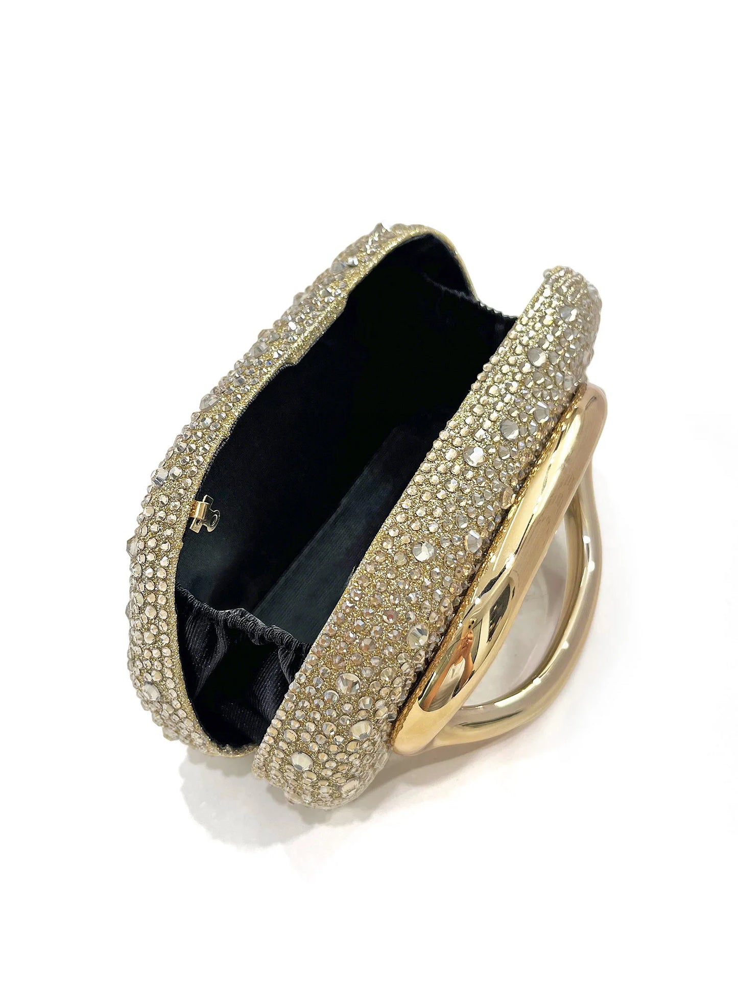 Crystal Round Box Evening Clutch