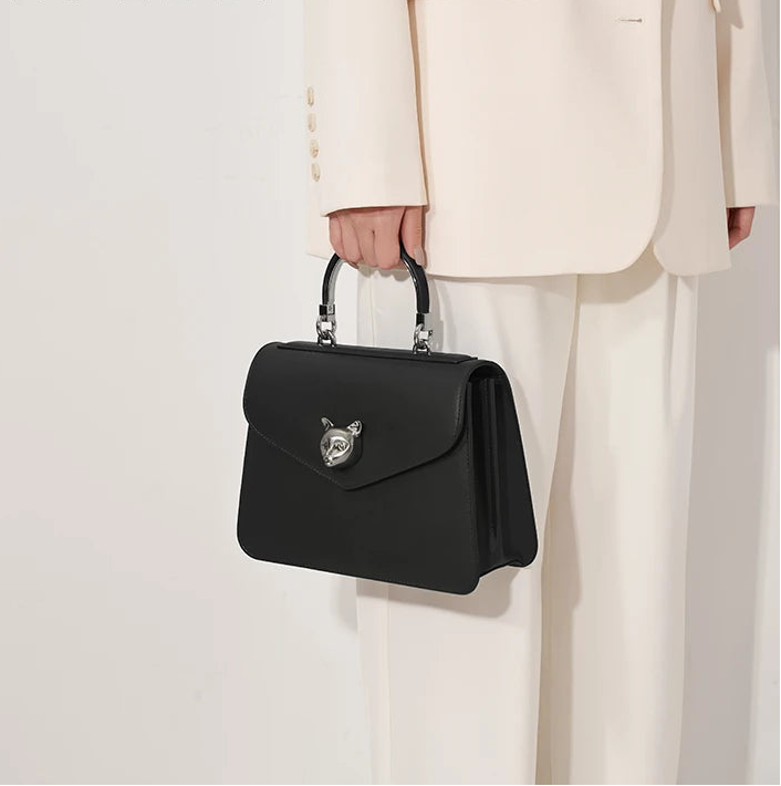 Classic Leather Business Shoulder Bag
