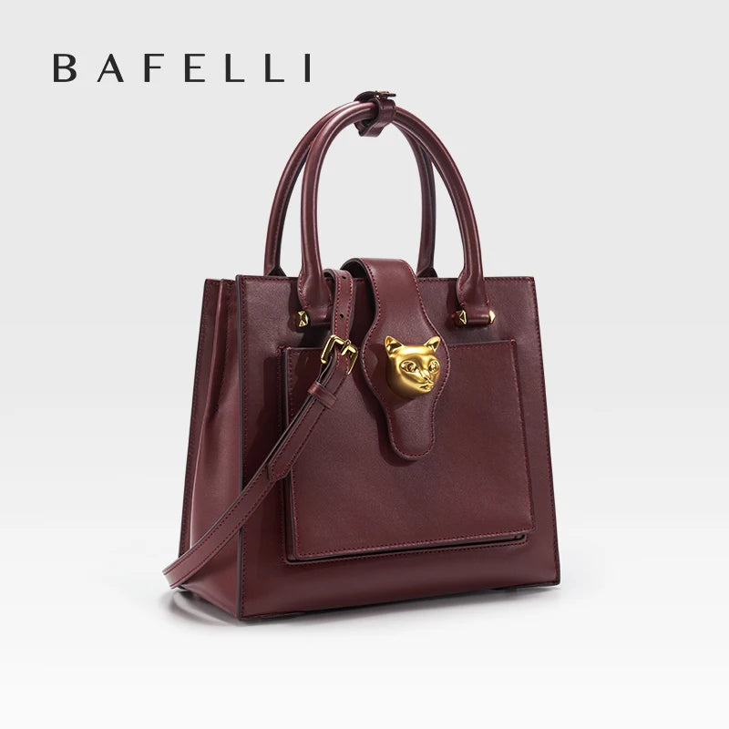 BAFELLI Large Leather Crossbody Tote