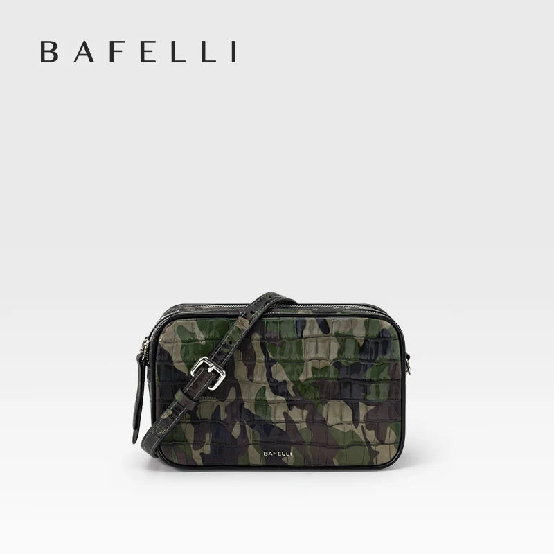 Leather Camouflage Camera Bag