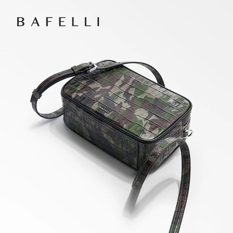 Leather Camouflage Camera Bag