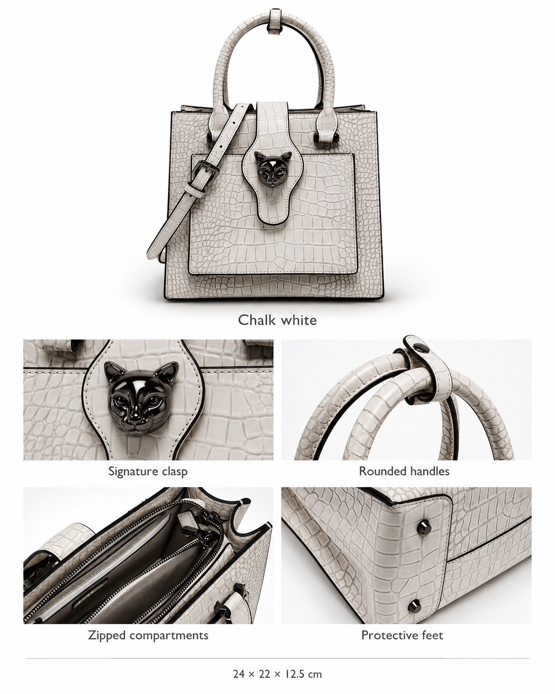 Leather Office Crossbody Bag