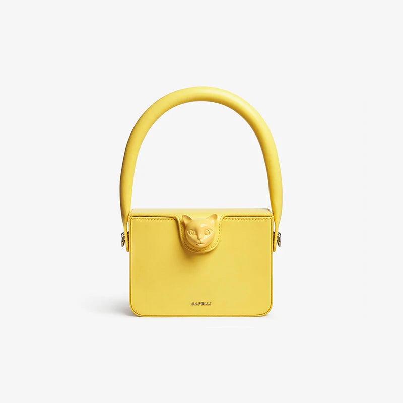 BAFELLI Boxy Leather Flap Shoulder Bag