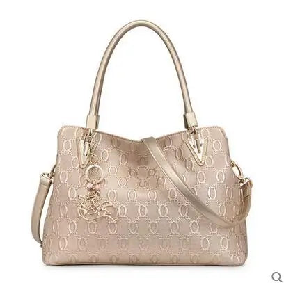 FOXER Women’s Monogram Leather Handbag