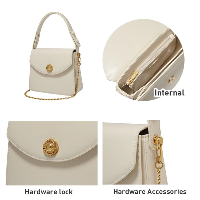 LA FESTIN Square Top Handle Crossbody Bag
