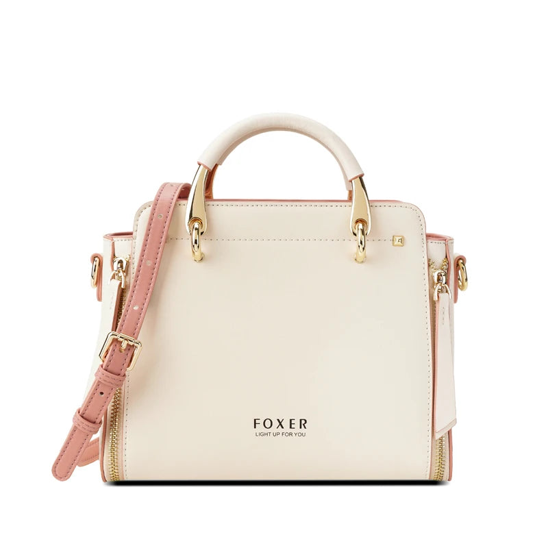 FOXER Leather Tote & Crossbody Bag