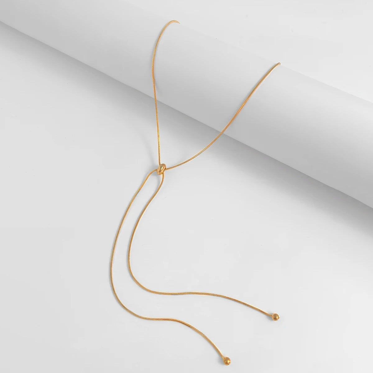 Snake Chain Ball Pendant Choker