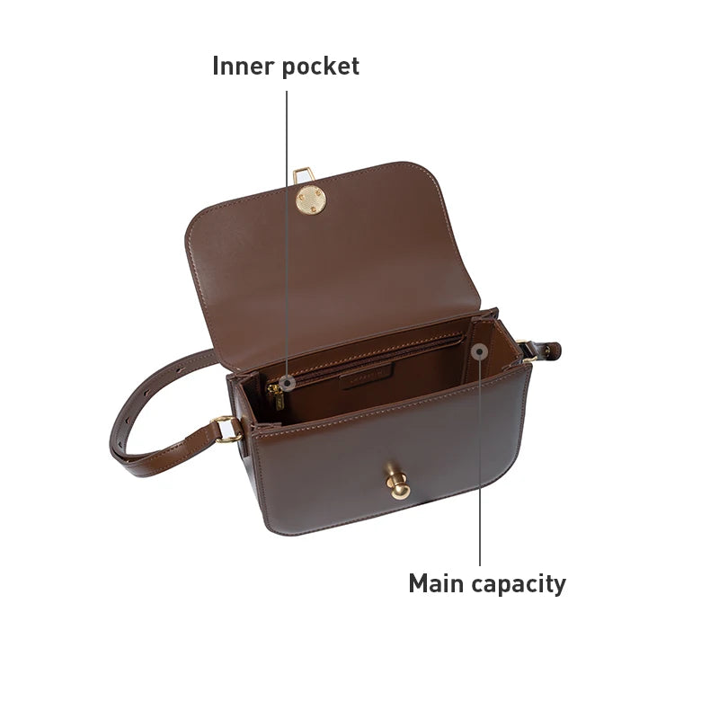 LA FESTIN Mini Leather Crossbody Bag