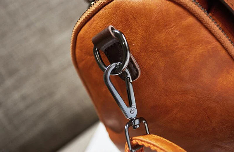 Flower Charm Boston Handbag