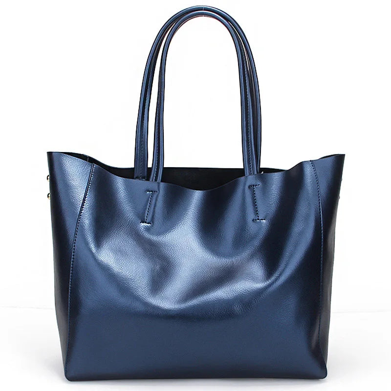 Zency Everyday Leather Shoulder Tote