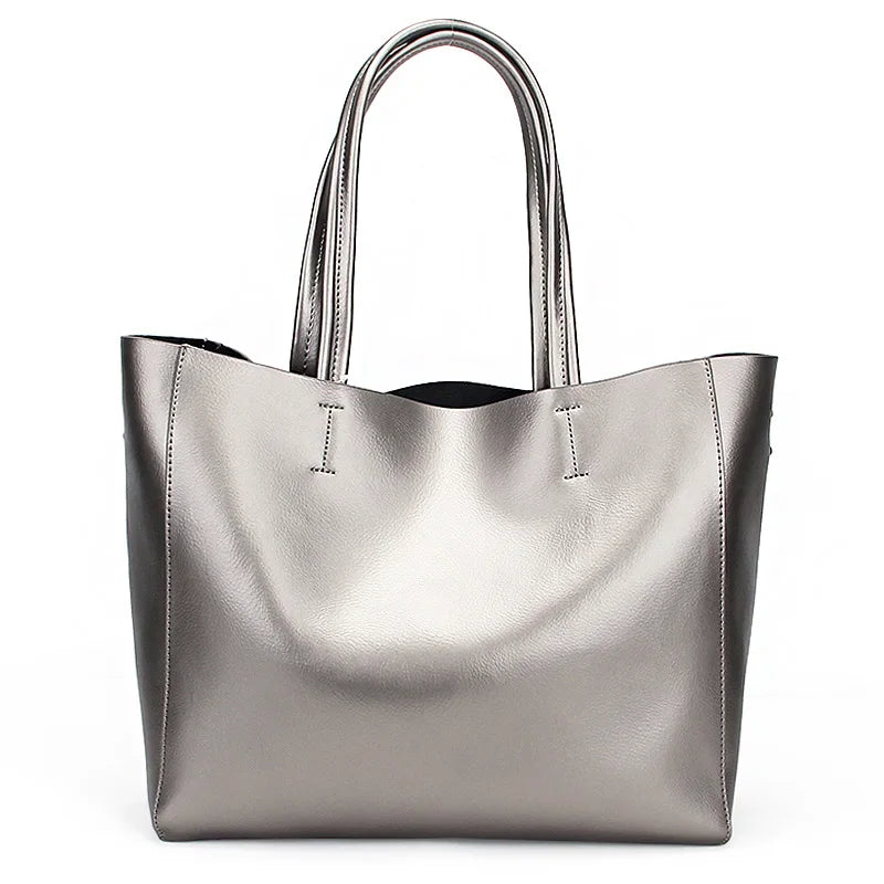 Zency Everyday Leather Shoulder Tote