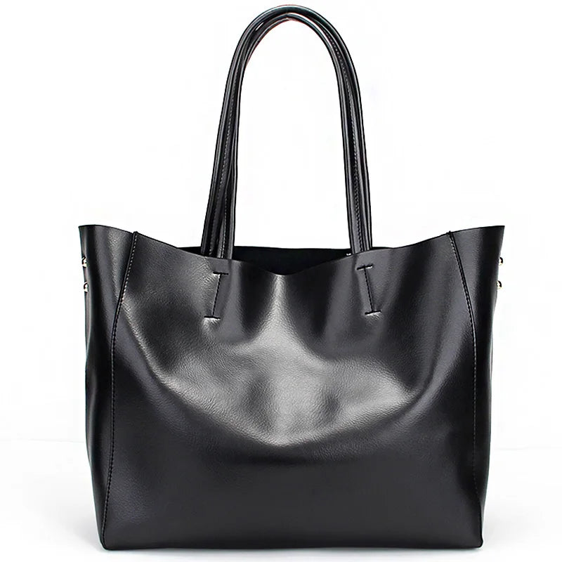 Zency Everyday Leather Shoulder Tote