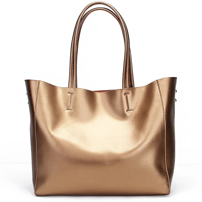 Zency Everyday Leather Shoulder Tote