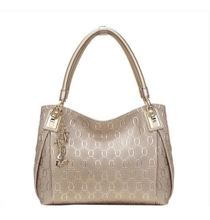 FOXER Women’s Monogram Leather Handbag