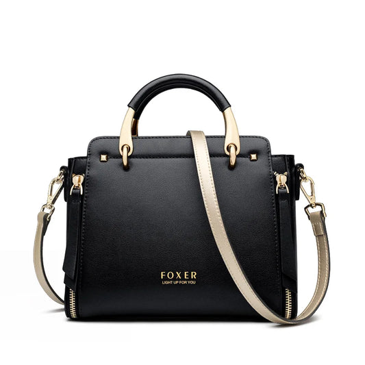 FOXER Leather Tote & Crossbody Bag