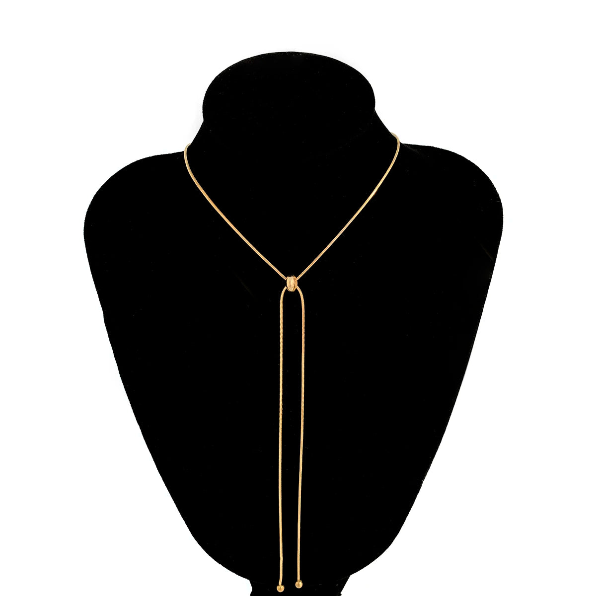 Snake Chain Ball Pendant Choker