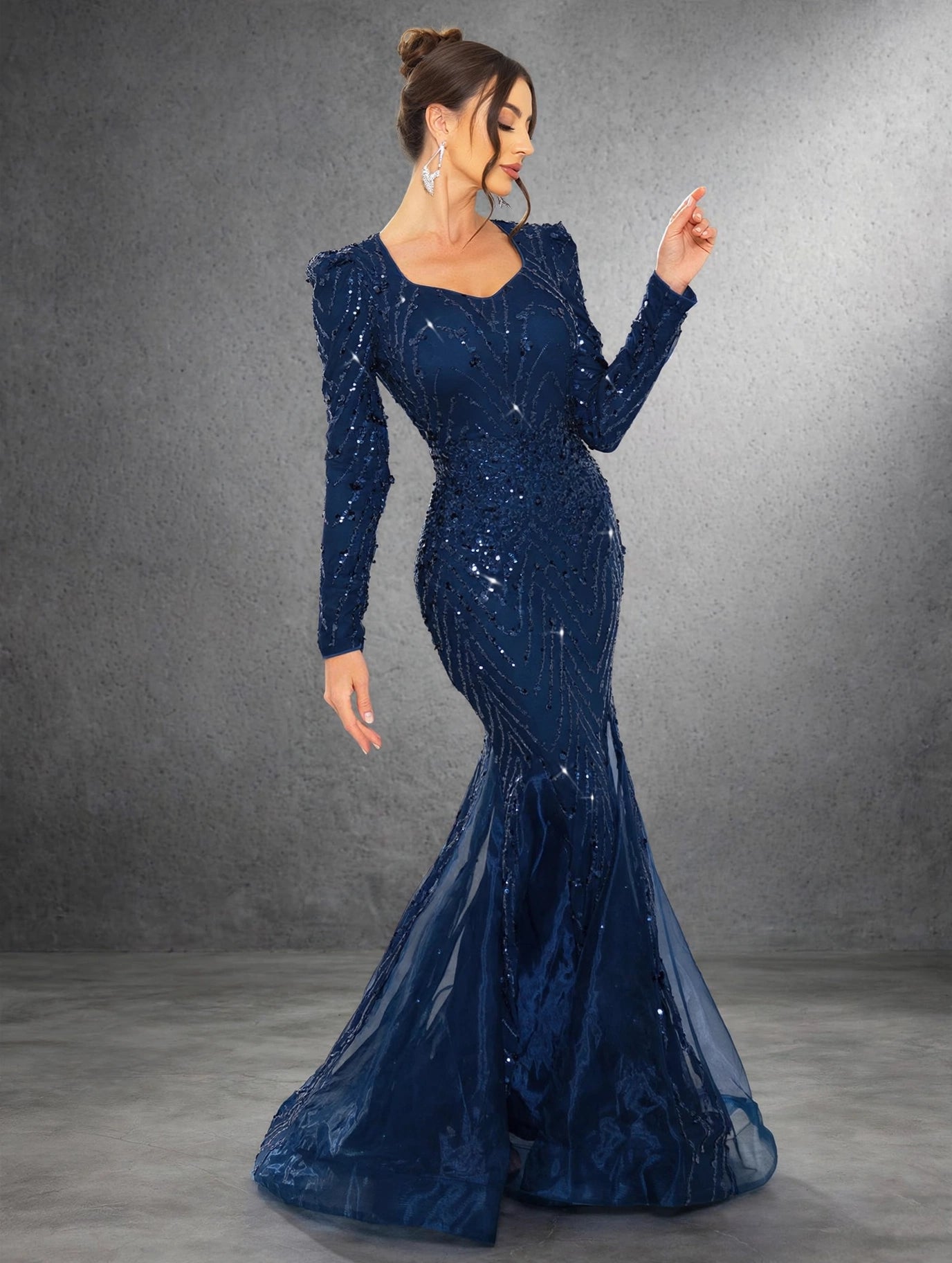 Romagic Sweetheart A-Line Mesh Evening Dress