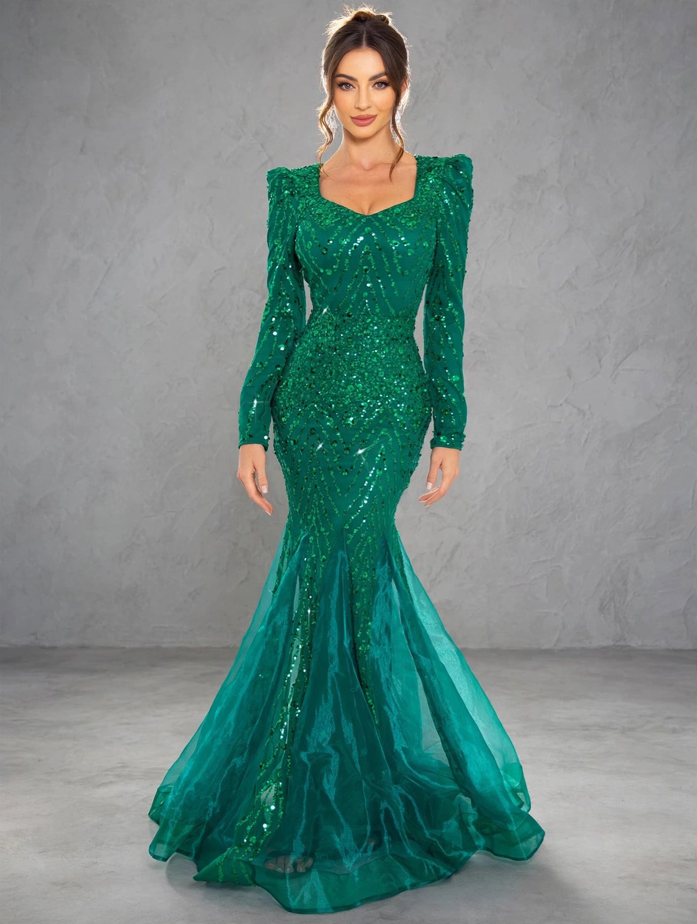 Romagic Sweetheart A-Line Mesh Evening Dress