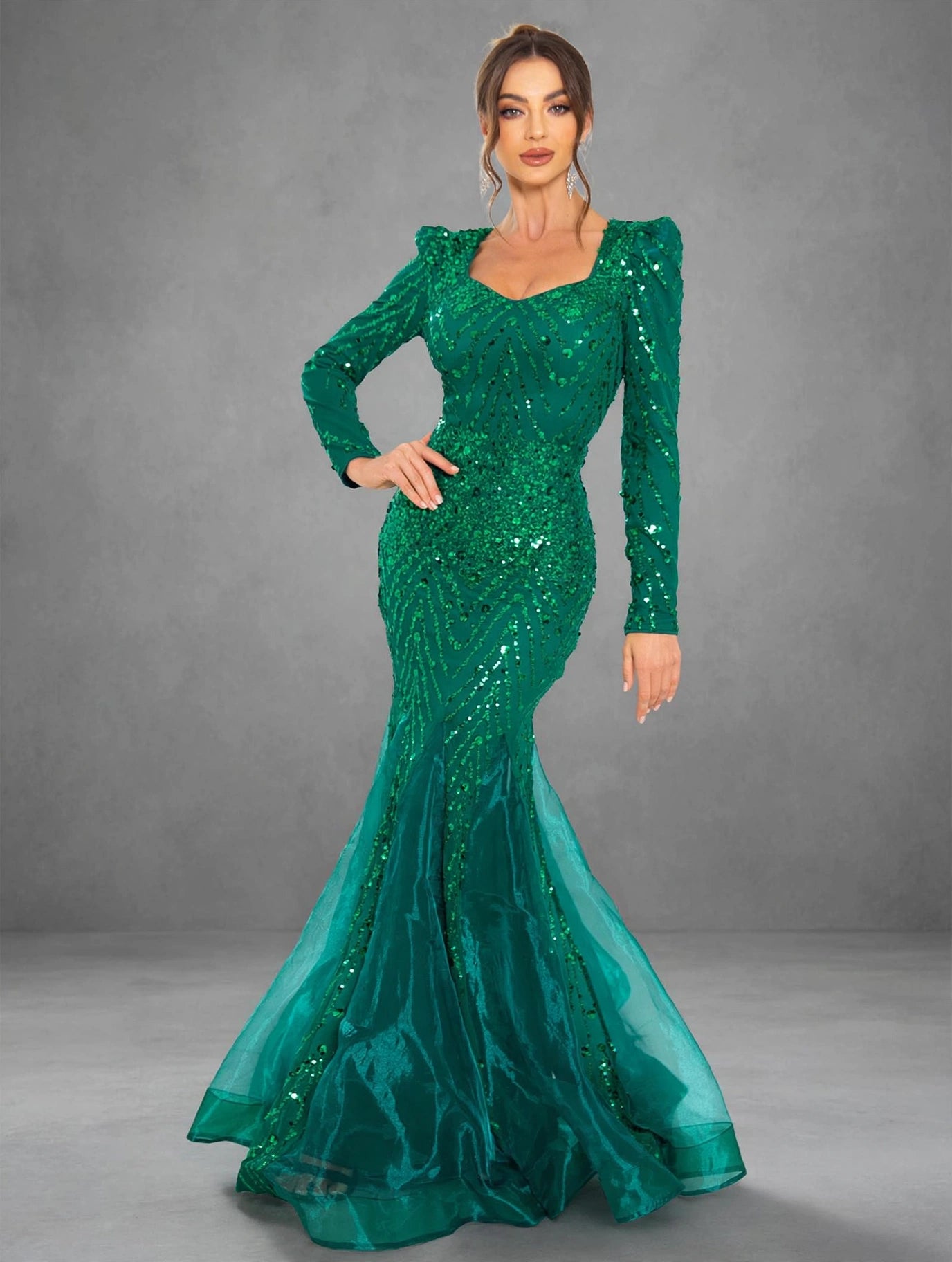 Romagic Sweetheart A-Line Mesh Evening Dress
