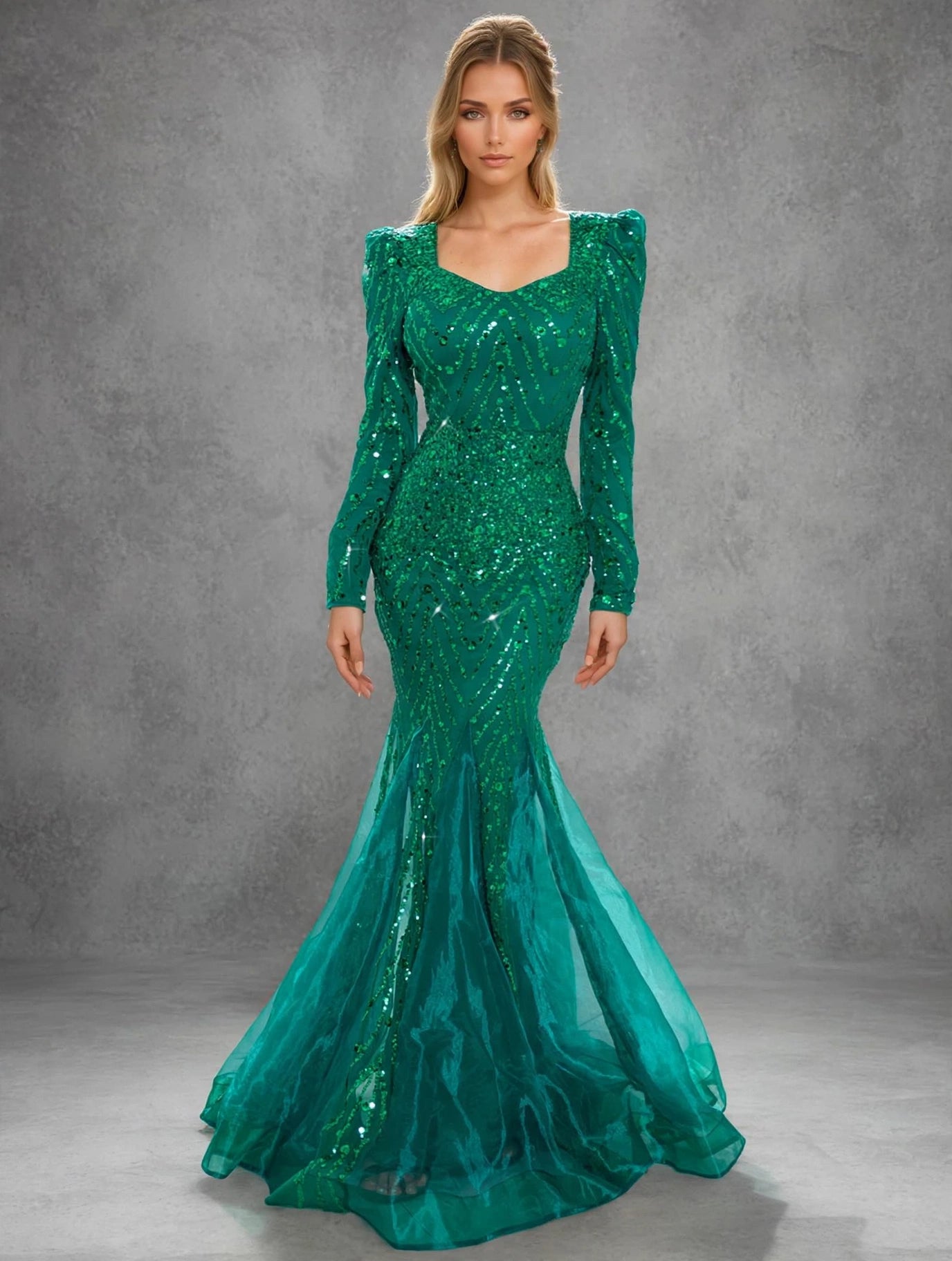 Romagic Sweetheart A-Line Mesh Evening Dress