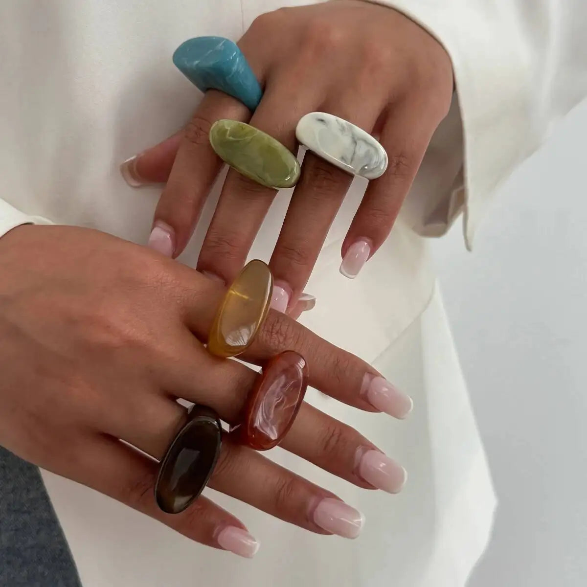 Boho Acrylic Ring