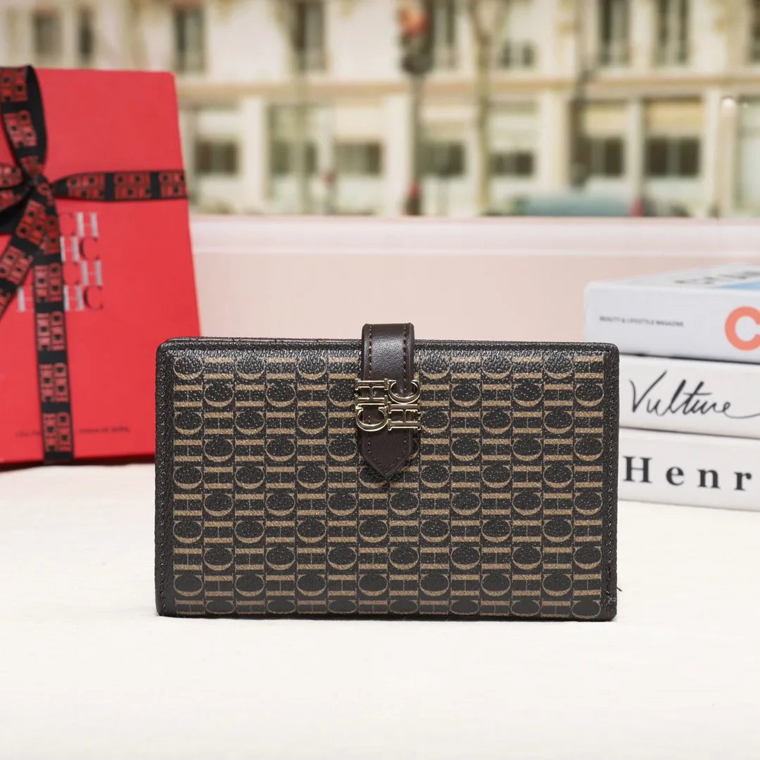Luxury Embossed Long Wallet