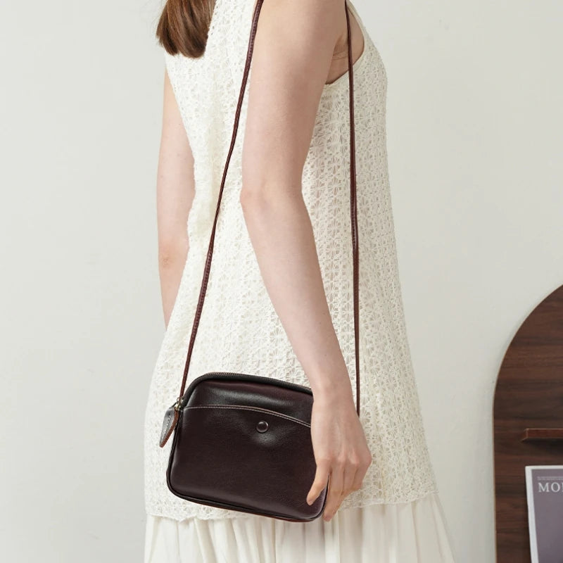 Mini Leather Crossbody Phone Bag
