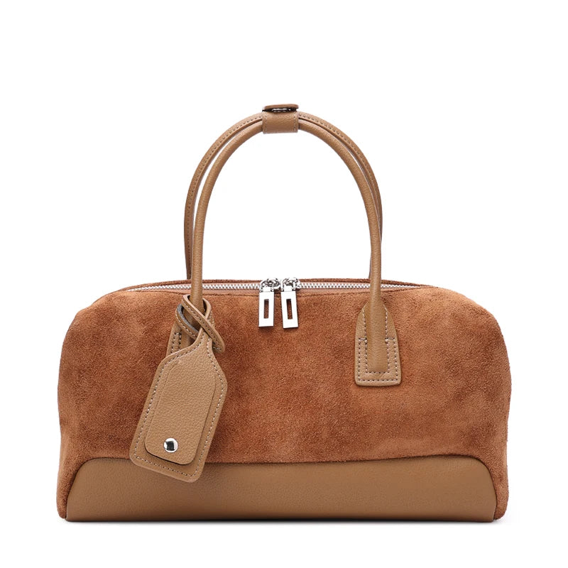 Women’s Suede Rectangular Tote Bag