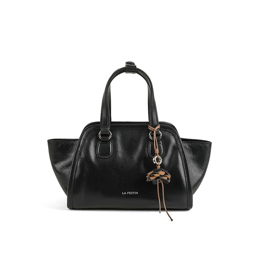 LA FESTIN Leather Dumpling Crossbody Bag