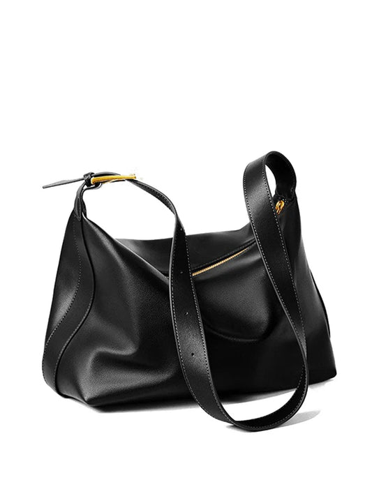 Zency Large Leather Messenger Bag