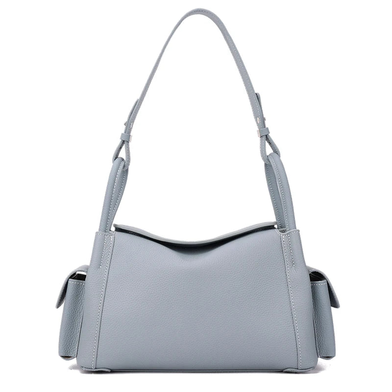 Minimalist Leather Hobo Bag