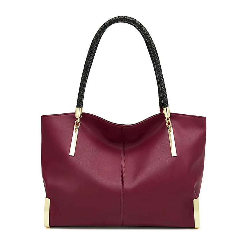 FOXER Genuine Leather Tote Handbag
