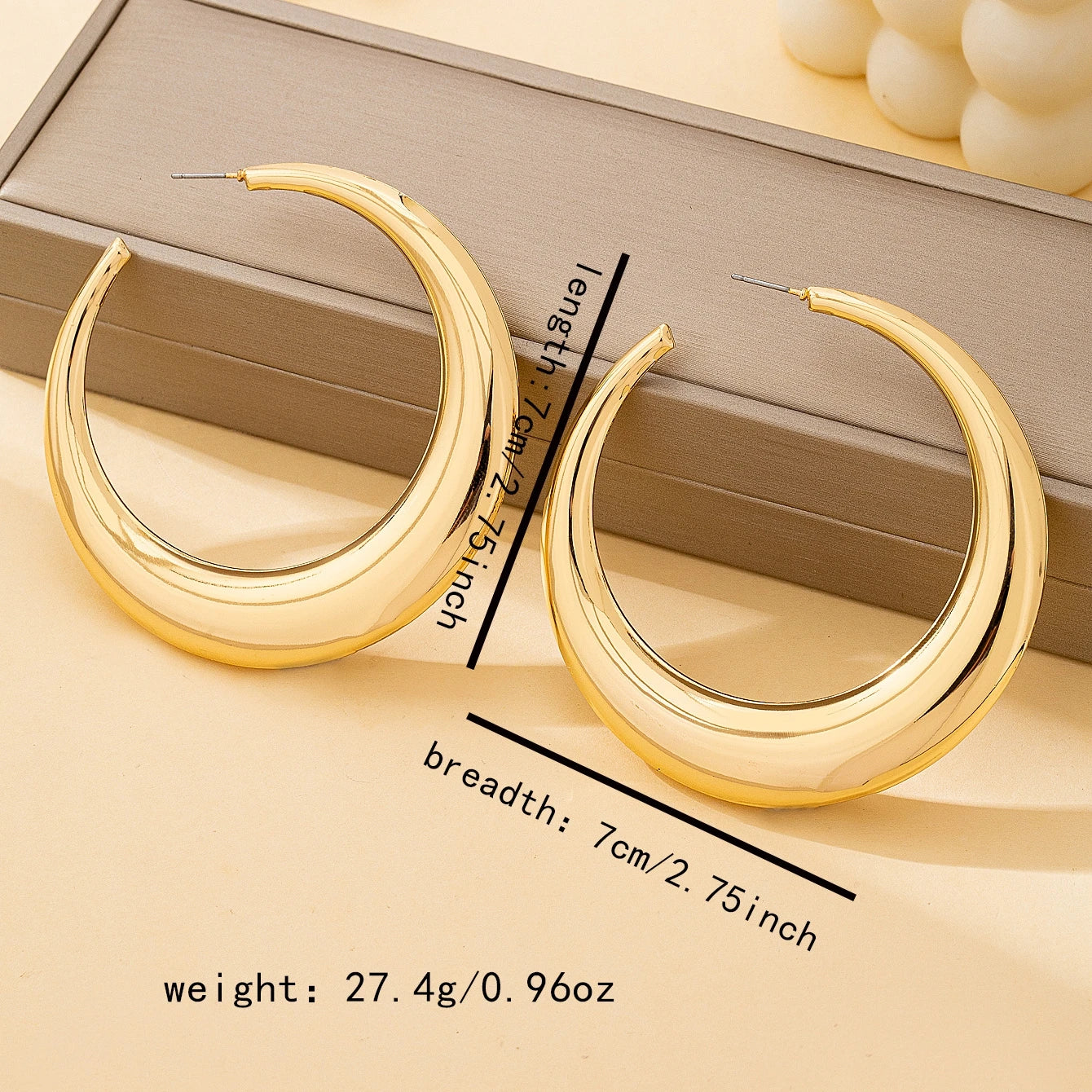 Jewelry Set, Simple and Stylish Glossy Choker and Earrings