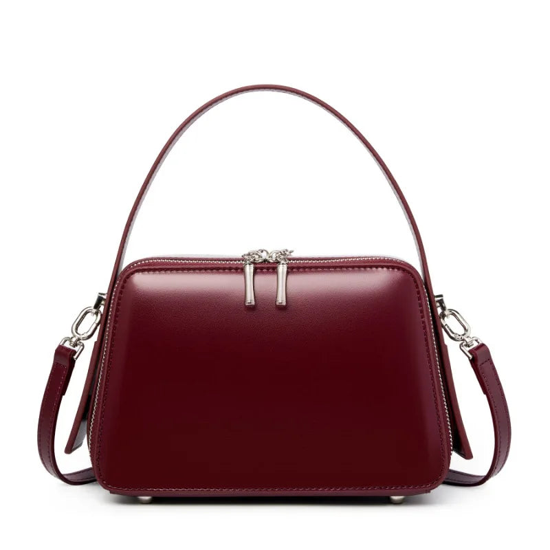 YANATARI Vintage Cowhide Shoulder Bag 2026