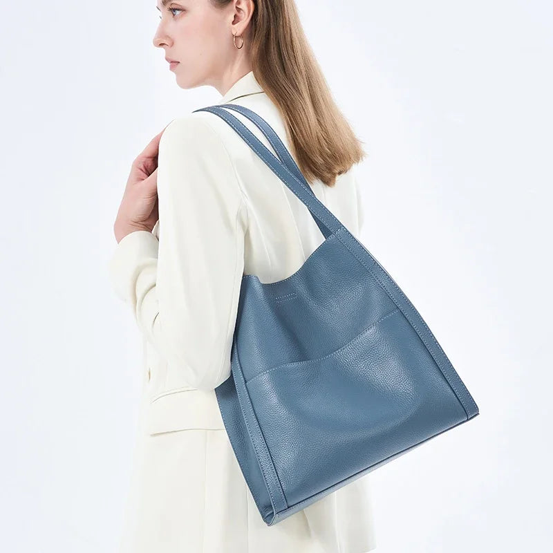 Large Leather Tote Bag 2026
