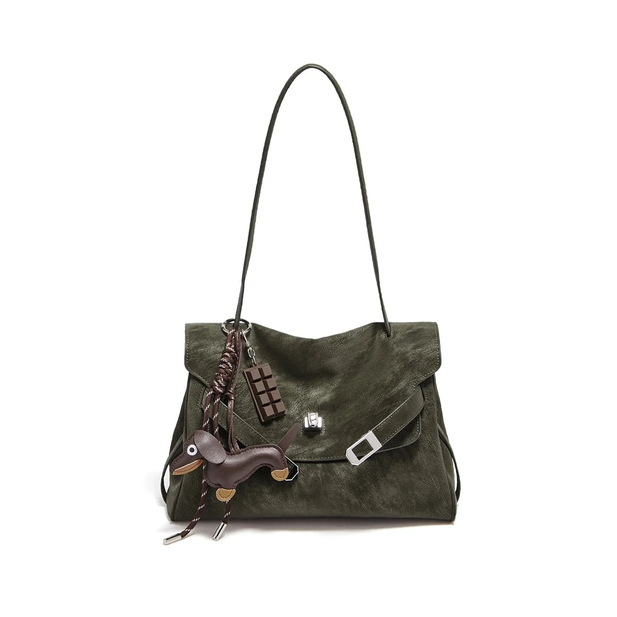 FOXER Soft Leather Large Shoulder Bag 2026