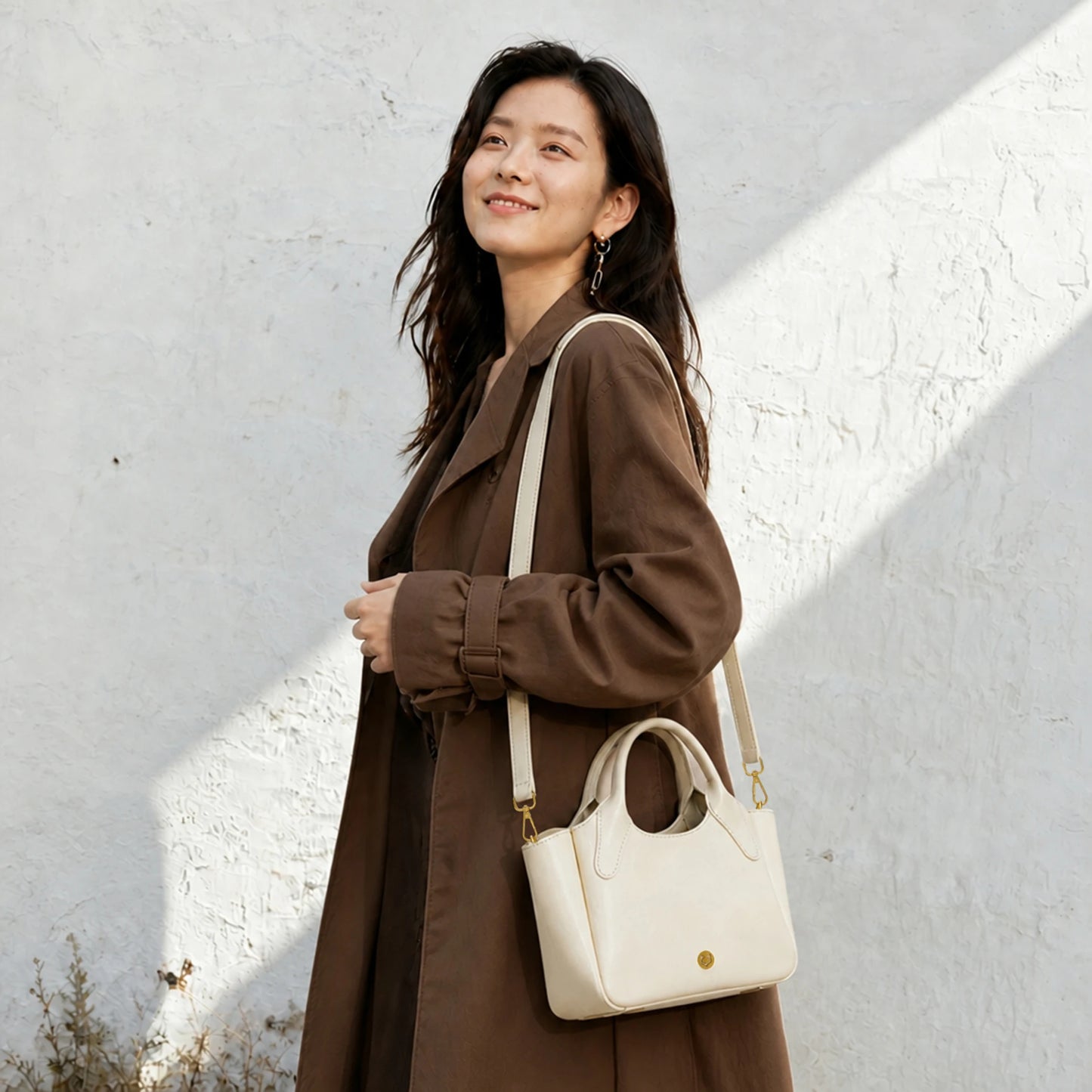 FOXER Genuine Leather 2-in-1 Tote Bag