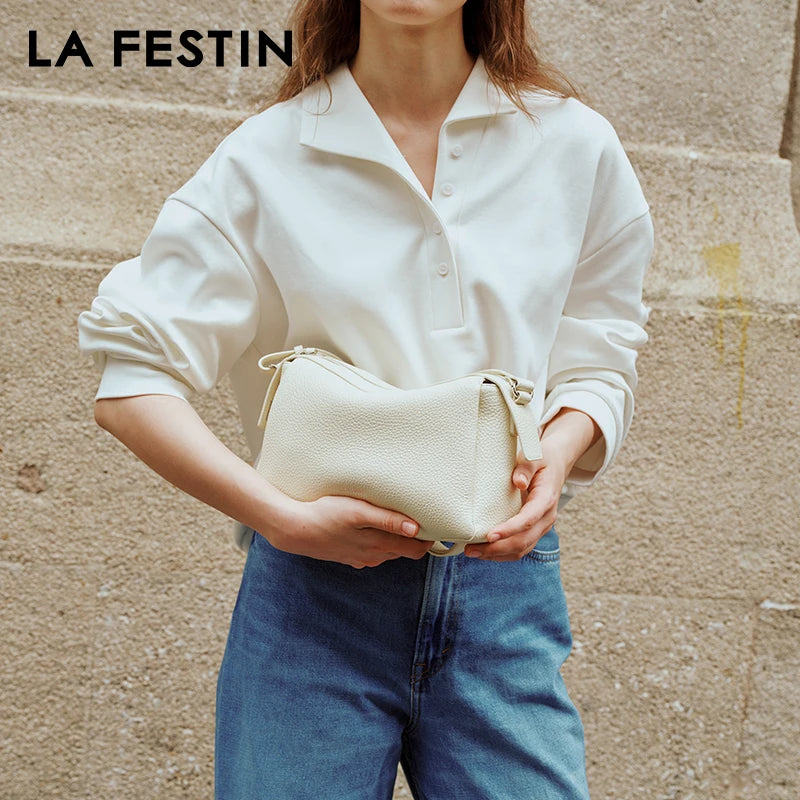 LA FESTIN Leather Crossbody Shoulder Bag 2026