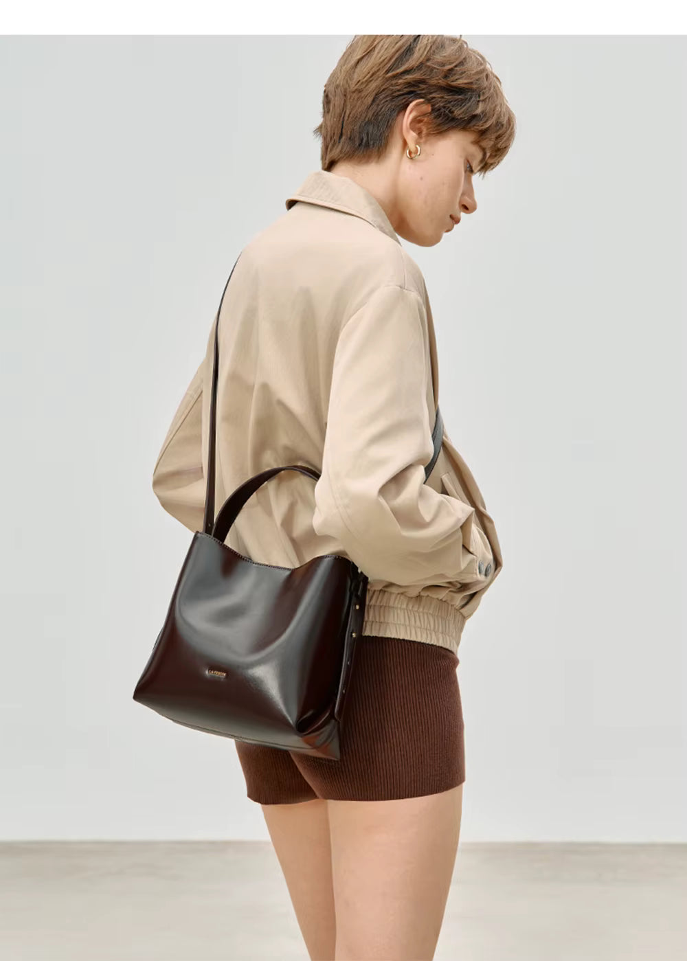 LA FESTIN Bucket Shoulder Tote Bag