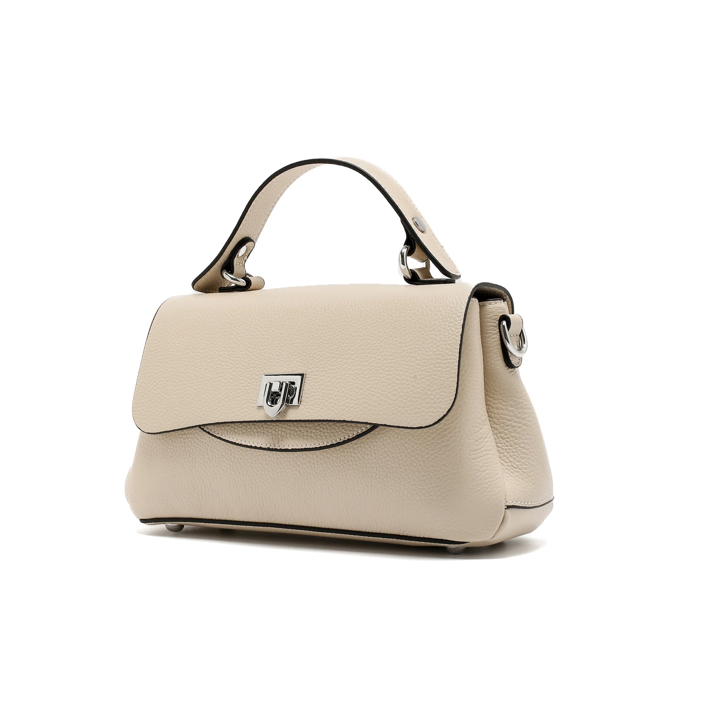 Mini Leather Top Handle Bag