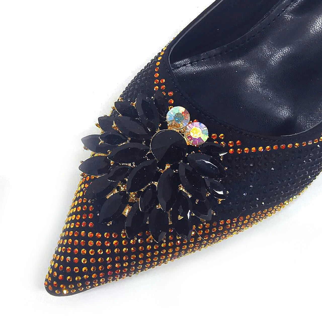 Venus Chan 2026 Italian Luxury Rhinestone Wine Pointed Toe High Heels with Matching Bag Set – Ideal for Parties and Special